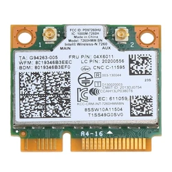 2.4Ghz 7260HMWBN Mini PCIE Wireless Wifi Networks Card for ThinkCentre M93 M93p E440 E540 S440 S540 Laptop Accessories P9JB