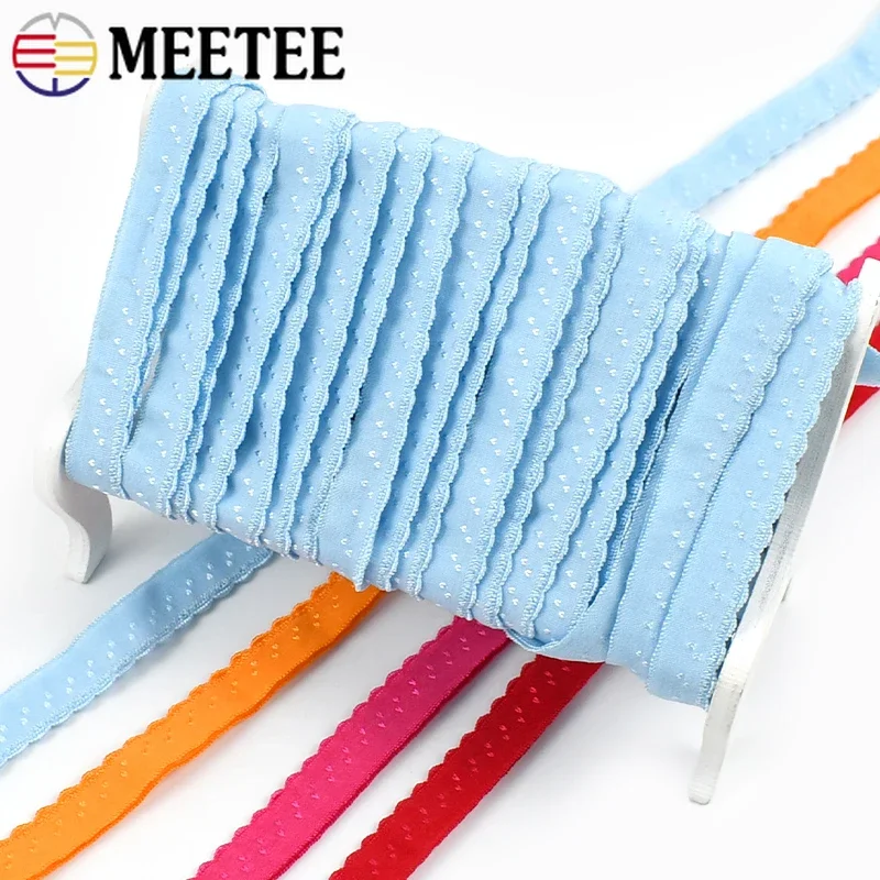 Colored Nylon Elastic Bands for Sewing and DIY Accessories – 11mm Width, 10/20/40 Meters