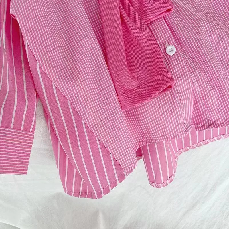 Girls' Shirt 2024 Autumn New Girls' Long Sleeve Sweet Shirt Children's Cotton Casual Shirt Spring 2 3 4 5 6 7 - Image 4