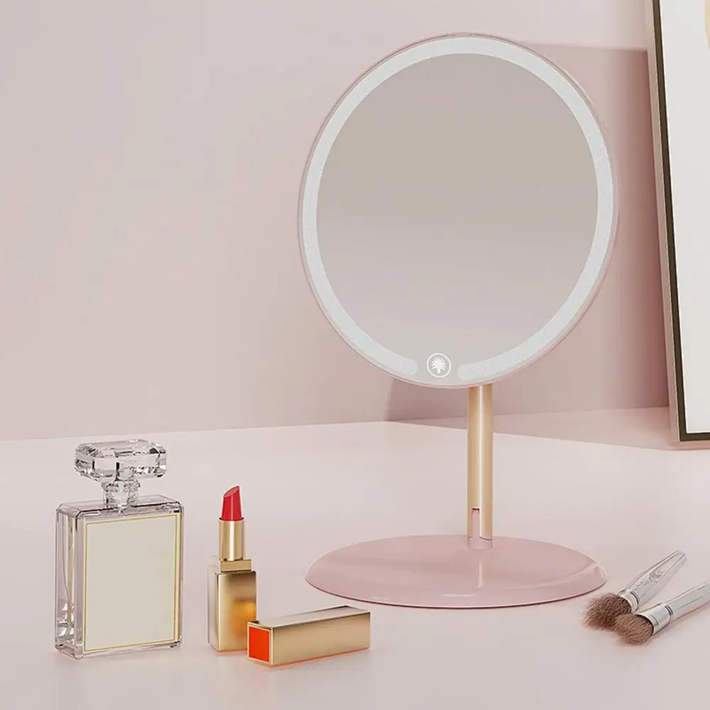 

Регулируемое зеркало, портативное регулируемое светодиодное зеркало для макияжа для дома, путешествий, косметическое зеркало со светодиодной подсветкой