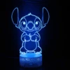 3D Illusion Stitch Night Light with Remote Control and Smart Touch Room Decor Lamp Birthday Valentine's Day Christmas Gifts 1