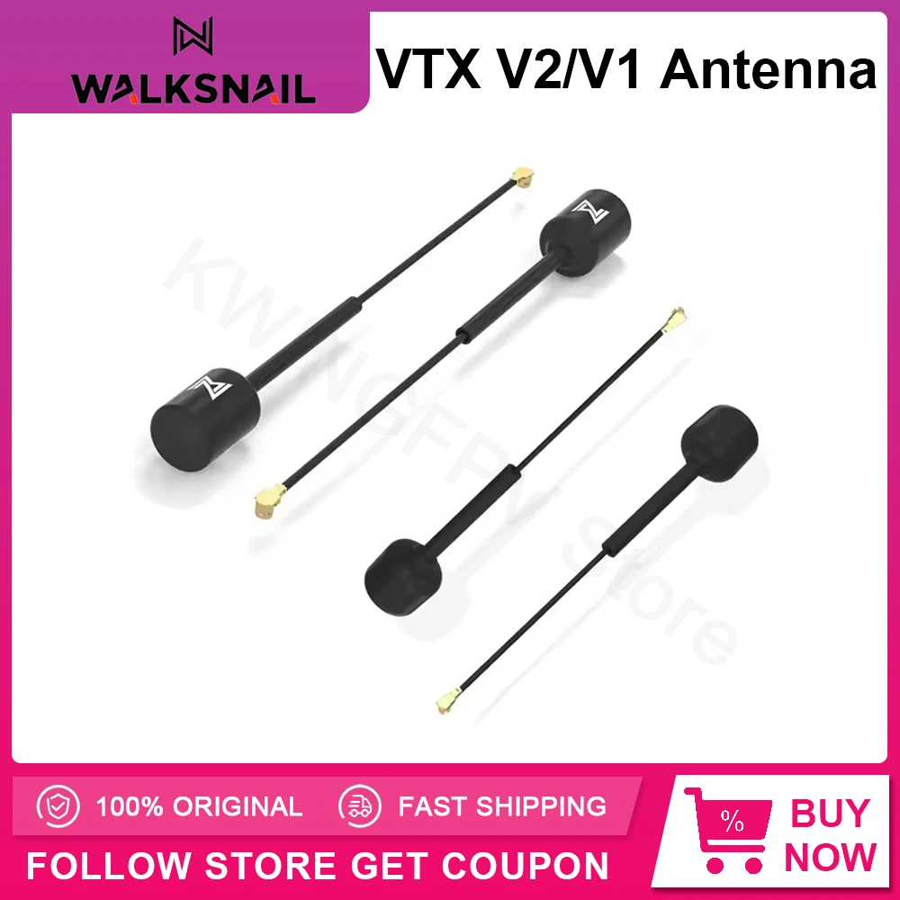 Antenne VTX V1/V2 pour Drone - Lot de 2, Haute Performance