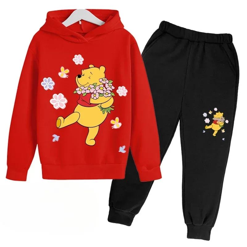 thumbnail image 1 of Conjunto de pantalones y camisetas de manga larga para niños y niñas, ropa de calle con estampado de dibujos animados, moda deportiva, otoño y primavera 2024, 1 of 5