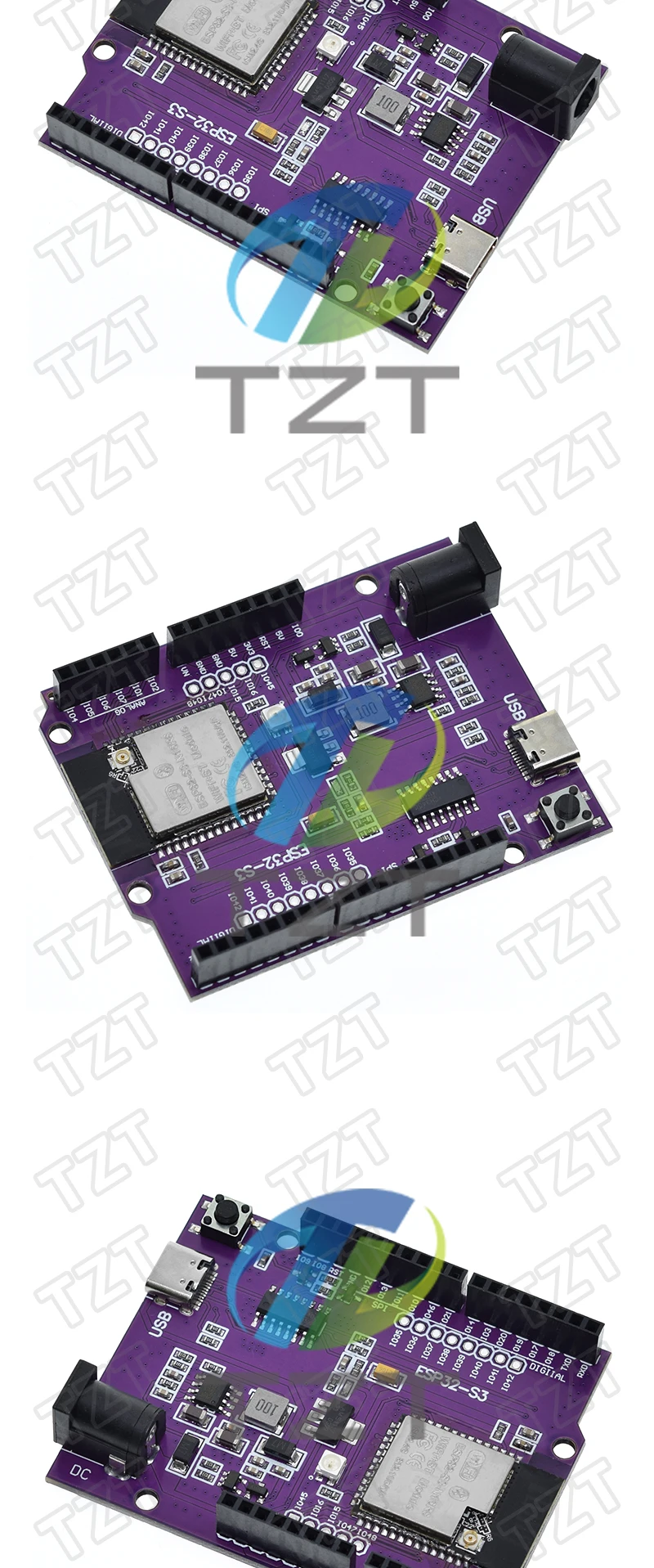 D1 UNO ESP32-S3 WiFi + Bluetooth 16 MB Flash UNO D1 R3 Board Modul CH340 N16R8 Für ESP32 ESP32 entwicklung Bord Drahtlose Modul – Detail 8