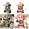 Kids Claw Machine Toy Space Theme Claw Game Toy Hand Crank Grab Doll Toy 60S Count Down Valentines Day Gifts Birthday Gift 5
