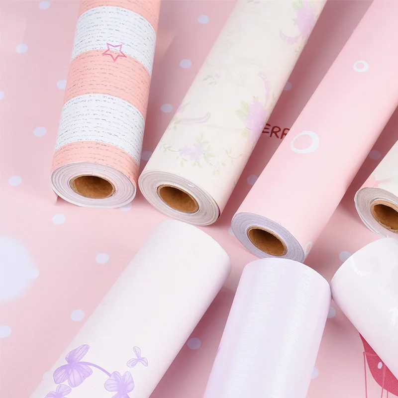 New Environmentally Friendly PVC Self-Adhesive Self-Adhesive Bedroom Living Room Wall Wallpaper Children's Room Sticky Notes kawaii sticky notes red and blue rose sticky notes high value tearable self adhesive sticky