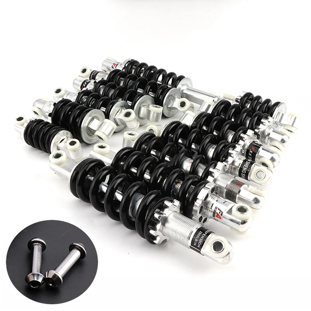 90/100/115/125/150/170/180/190/200/215MM 47cc49CC 슈퍼 미니모토 ATV 전기 스쿠터 미니 포켓 바이크용 리어 서스펜션 쇼크