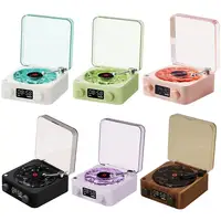 Mini Portable Retro Wave Vinyl Record Player Speakers 360 Surround Sound White Noise Bluetooth Speaker Music Center Support TF 1