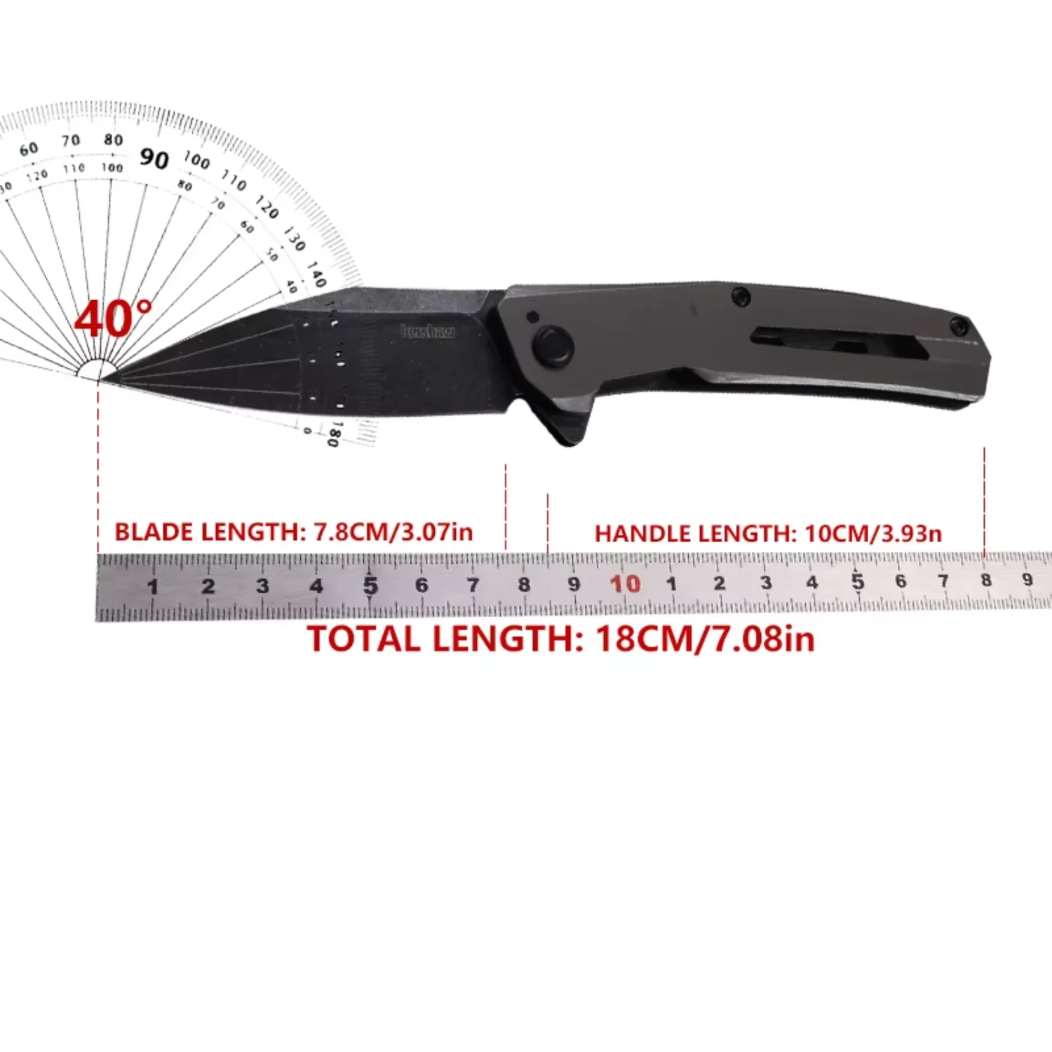 KS Flyby 1404 Assisted Flipper Gray PVD pocket 2