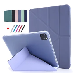For iPad Pro 12.9 Case 2021 2020 2018 Folding Protective Tablet Cover Case Funda for iPad Pro 12 9 Case With Pencil Holder Caqa