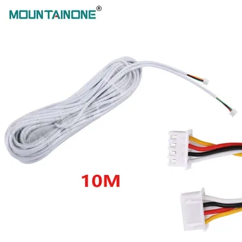 10M 15M 30M 50M 2.54*4P 4 Wire Cable for Video Intercom Color Video Door Phone Doorbell Wired Intercom Cable 1