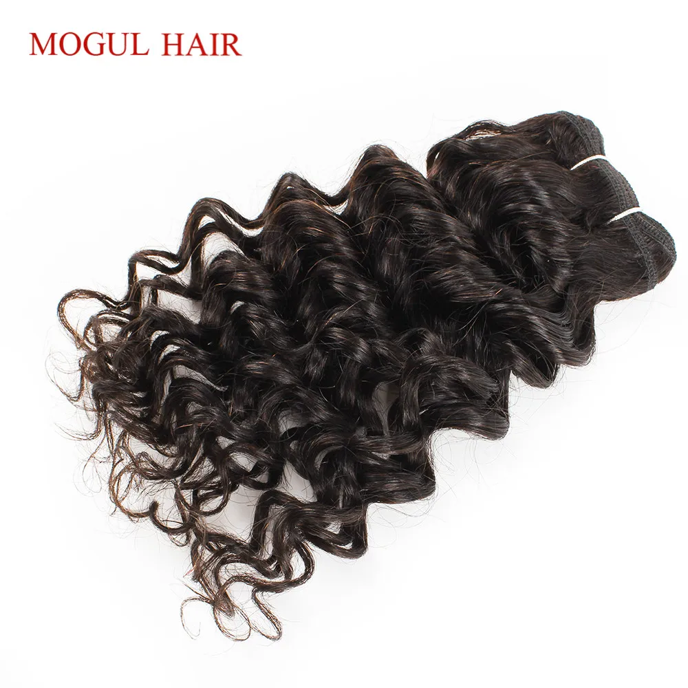 1 Bundle Deep Wave Hair Weave Natural Color Loose Deep Wave Remy Human Hair Extension Dark Brown Ombre Honey Blonde Mogul