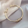 French High Sense Cylindrical Transfer Girlfriends Cuff Bracelet Gothic Girls Fashion Jewelry Party Luxury Accessories For Woman 1