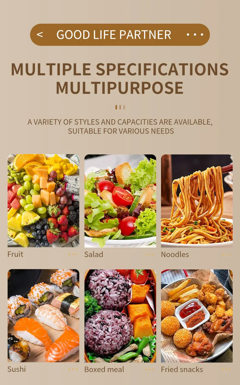 25PCS 500/650/750/1000ML Kraft Paper Bowls with Lids – Disposable Round Food Containers... - SKU KPB12716 - UGI Packaging