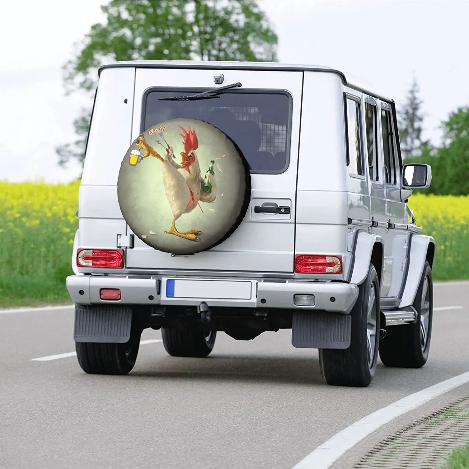 Funny Chicken Spare Tire Cover Polyester Universal Dust-Proof Waterproof  Wheel Covers for Trailer RV SUV Truck and Many Vehicles AliExpress