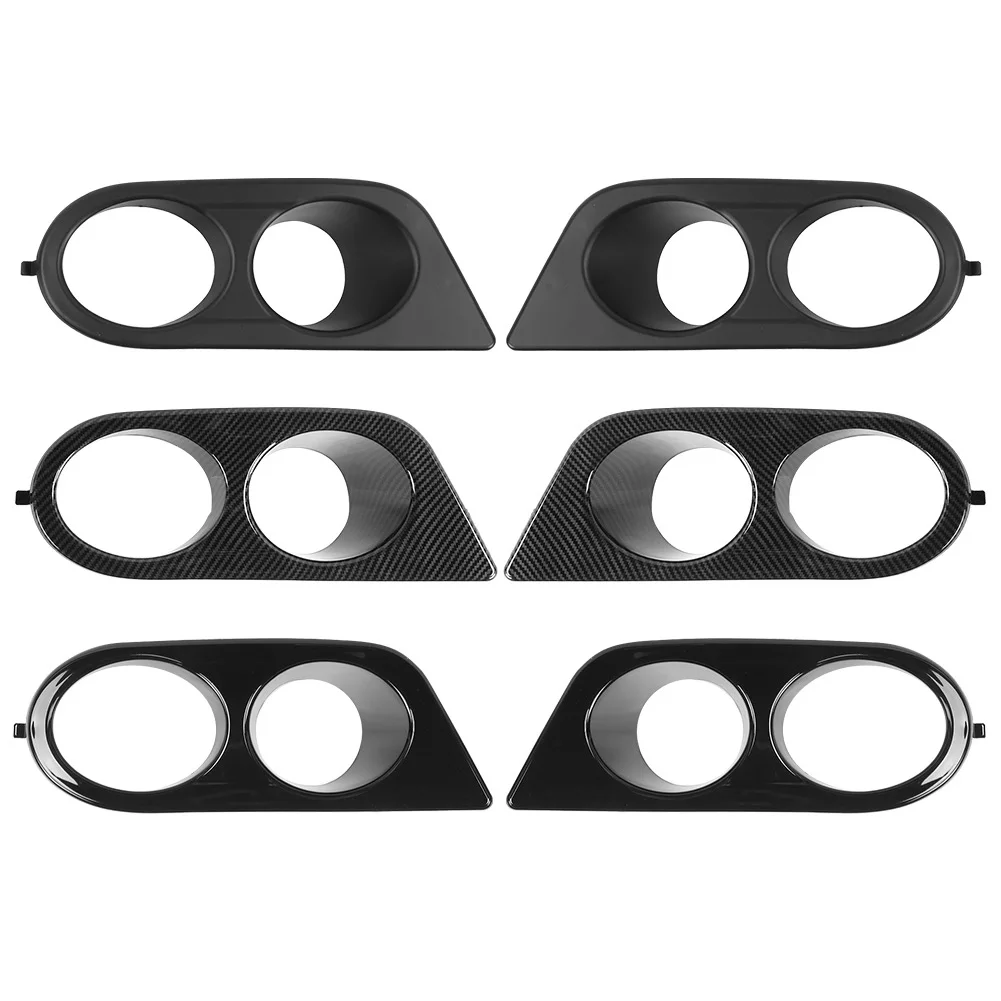2 Nebelscheinwerfer Abdeckungen Für BMW E46 M3 2001-2006 - Bright Black