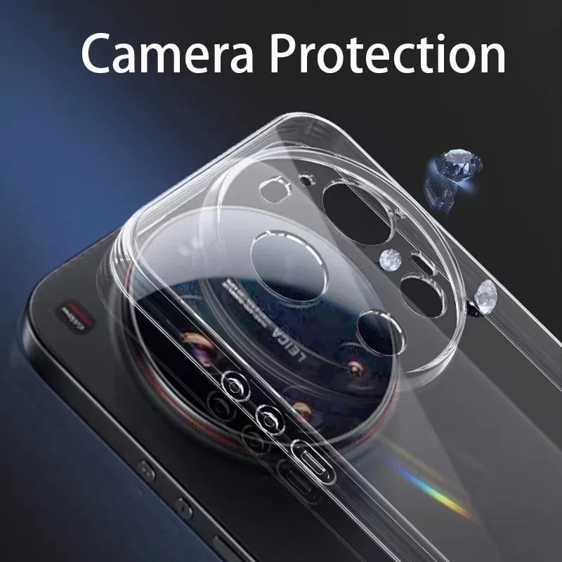 Sleek Ultra Clear Transparent Soft TPU Phone Case - Perfect Fit Cover