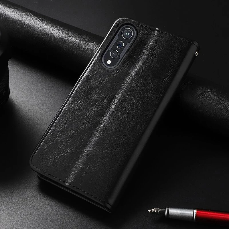 DQG Cover Portafoglio Per Cubot X70 – Pelle PU E TPU, Con Slot Per Carte E Supporto, Nero, Custodia Protettiva Magnetica