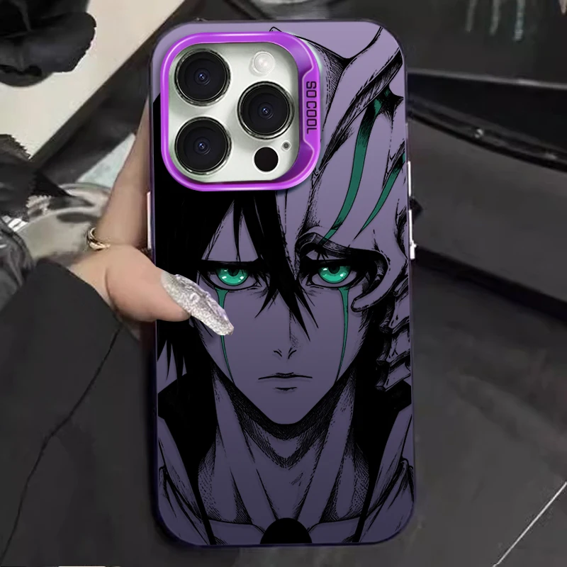 Vibrant Anime BLEACH ICHIGO ULQUIORRA Phone Case Design