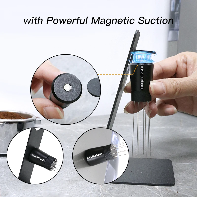 Kaffe Gaga Espresso Coffee Distributor WDT Stainle...