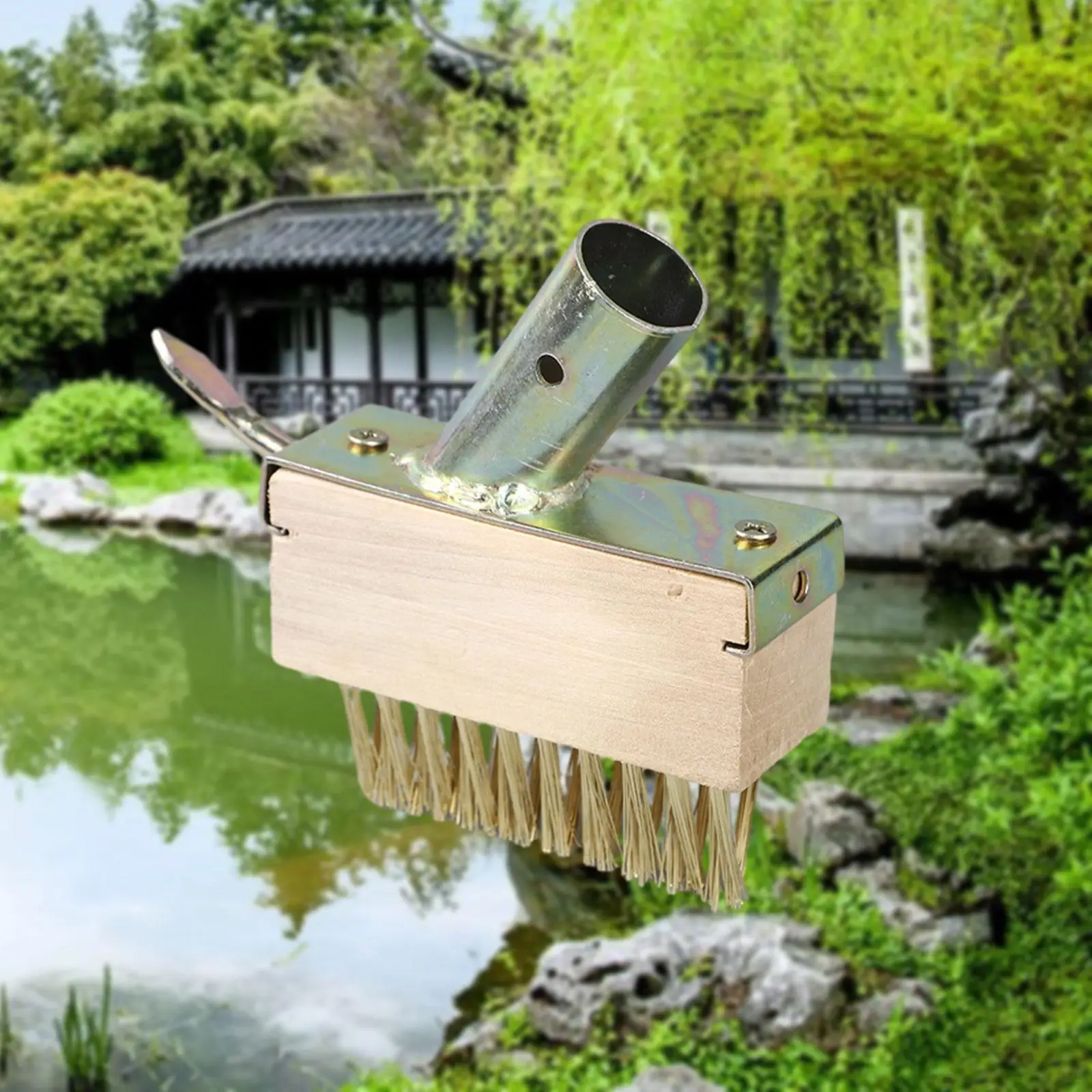 Set Di Spazzole Metalliche, Spazzola Multiuso In Acciaio Con Raschietto In Metallo E Manico In Plastica Facile Da Impugnare, Spazzola In Filo Di