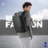 BOPAI Genuine Leather Backpack Men's Business Backpack Litchi Grain Leather Computer Backpack Luxury Natural Cowhide Backpack 2