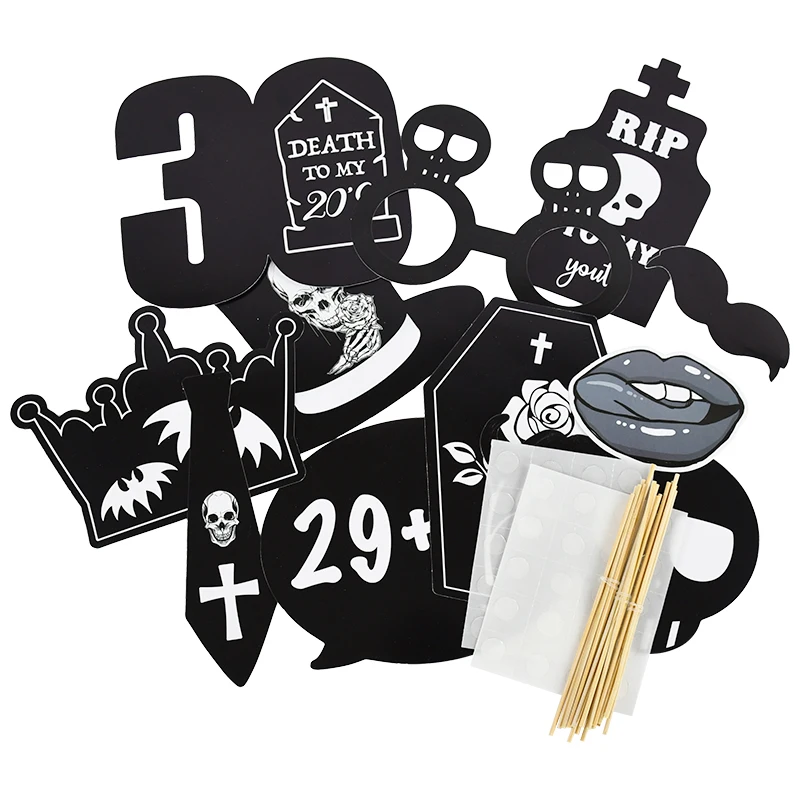 Death To My 20s Geburtstagsdekorationen Rip To My Youth Photo Booth Requisiten Death To My Twenties Schärpe Partyzubehör zum 30. Geburtstag – Detail 2