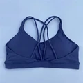 Navy blue sports bra