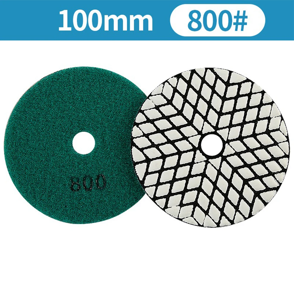 4 Inch 100mm Diamond Polishing Pad Dry Granite Stone Disc