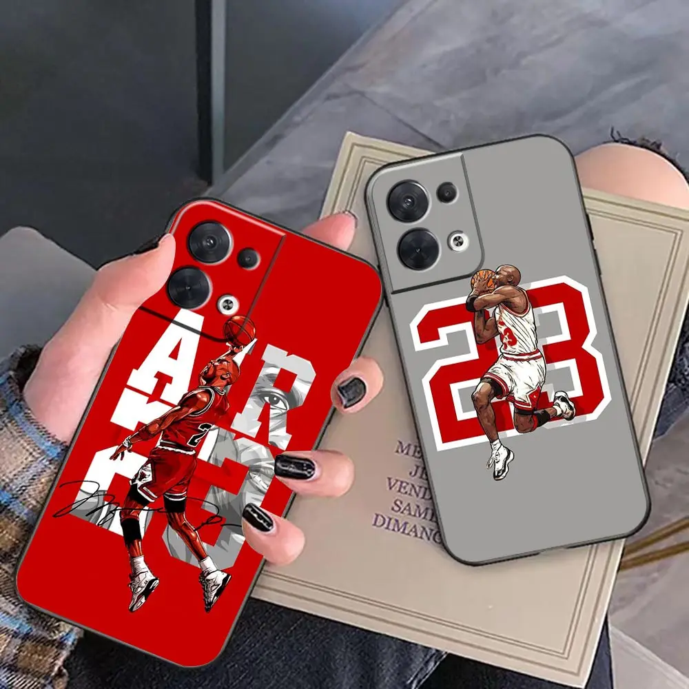 

Basketball Number 23 Phone Case For OPPO FIND X5 X3 X6 RENO 10 8 7 7Z 2Z 6 5 4 Lite Pro Plus Case Funda Coque Shell Capa Cover