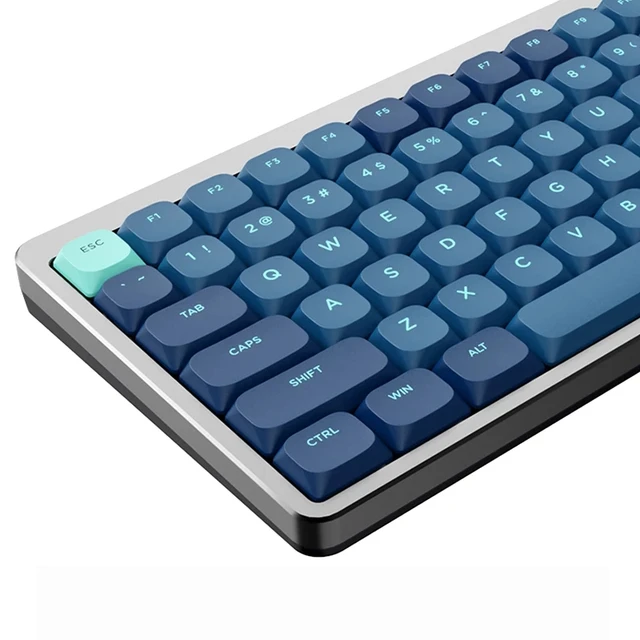 144 Key Low Profile Keycap Sky blue PBT Keycaps for Cherry Gateron MX  Gaming Mechanical Keyboard