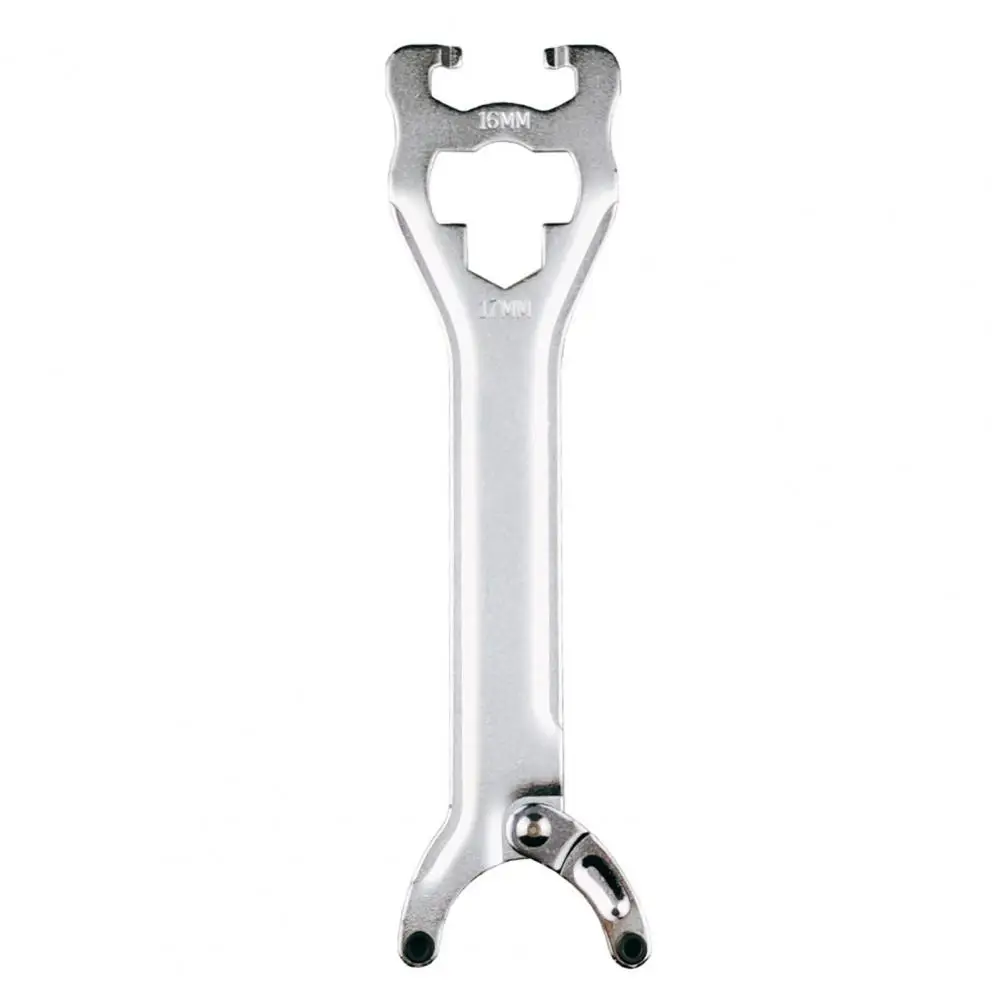 Bicycle Wrench  Sturdy Integrated Silver Color  Rust Resistant Bottom Bracket Wrench Bike Maintenance