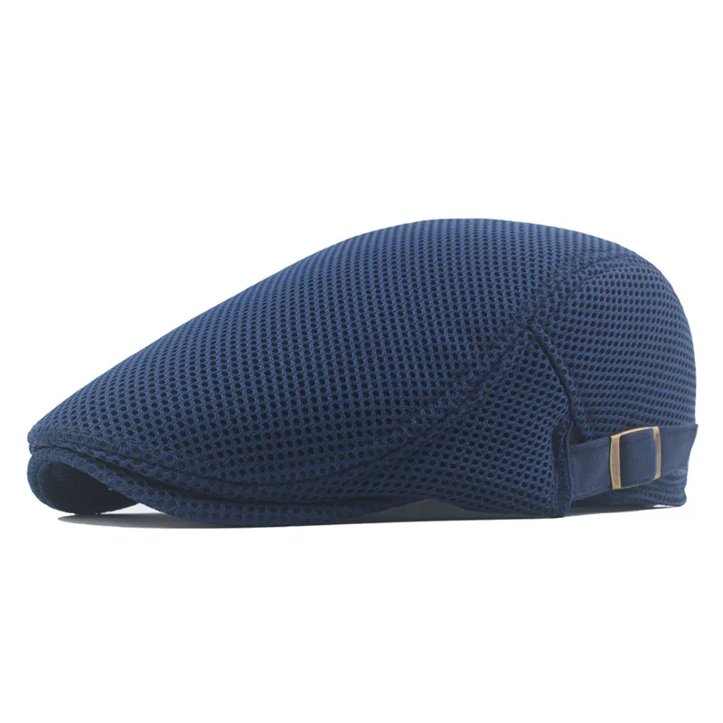 Sports Sun Hats Golf Caps Summer Men Women Breathable Mesh Newsboy Cap Outdoor Golf Hat