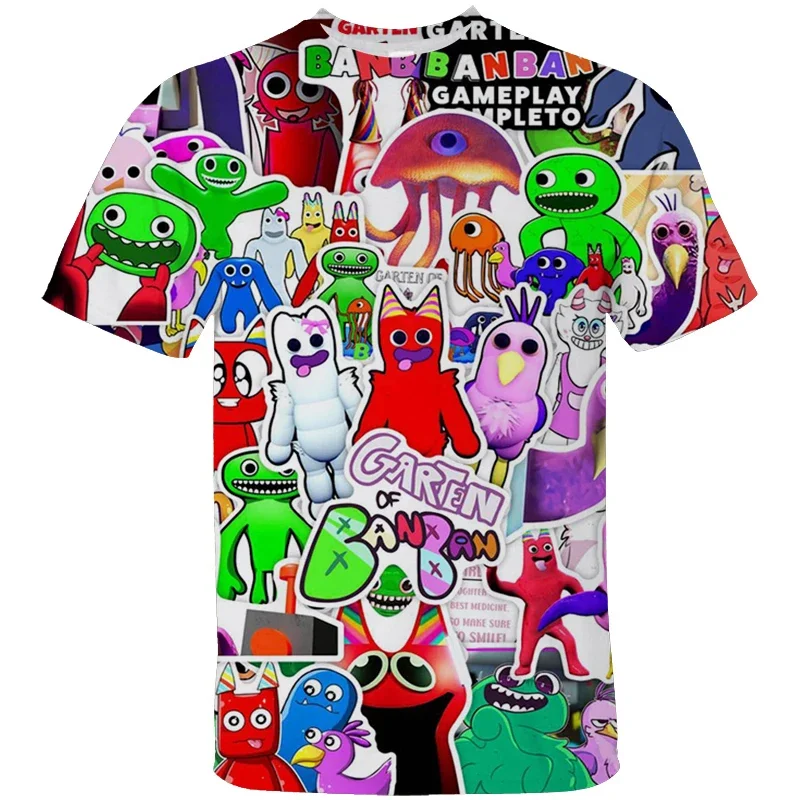 

3D Print Garten Of Banban T Shirt for Kids Boys Girls Camiseta Cartoon T-shirt Toddler Tshirts Summer Tee Tops Children Clothing