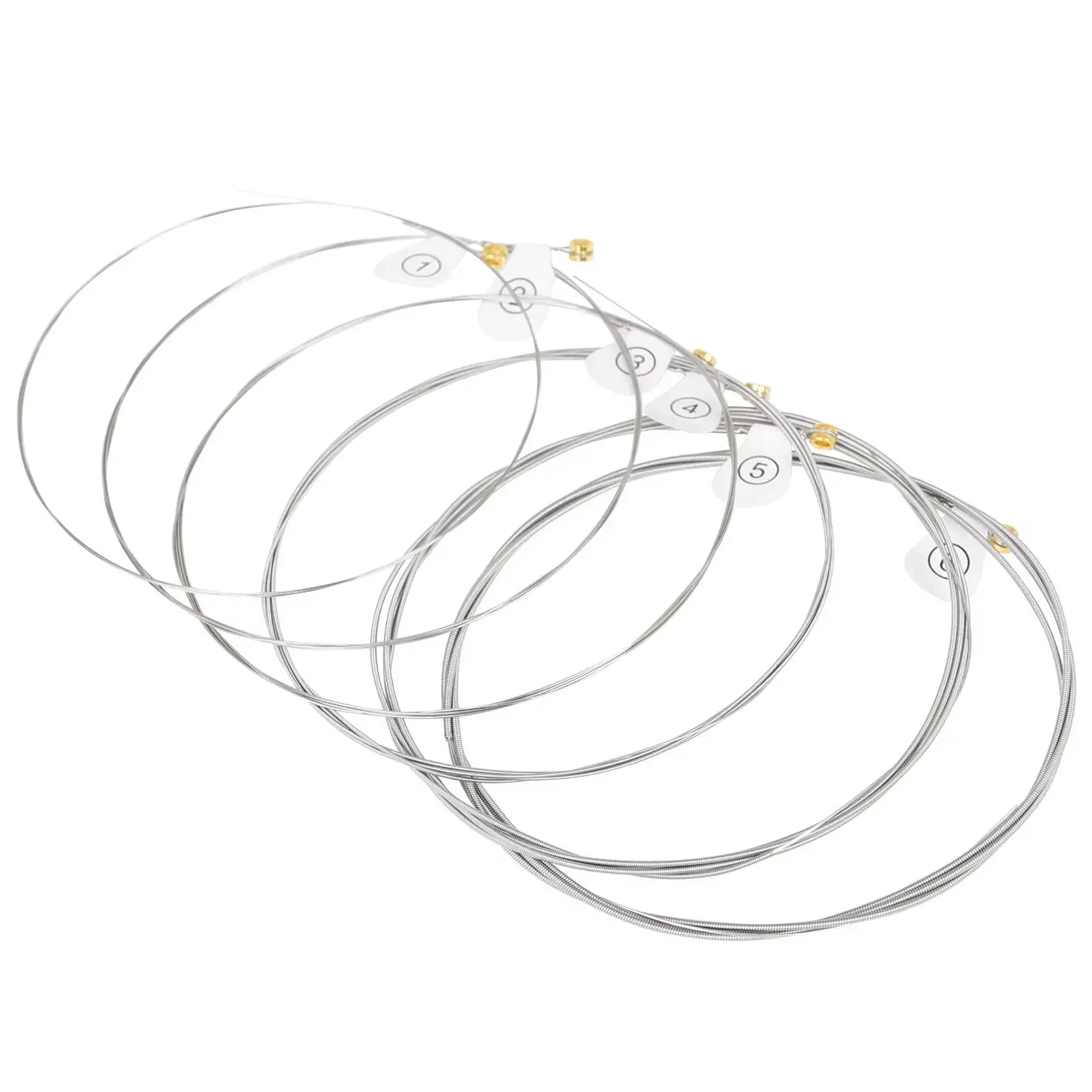 Electric Guitar Strings High Carbon Steel Core Antirust PVD Ion Coating Accessories Parts