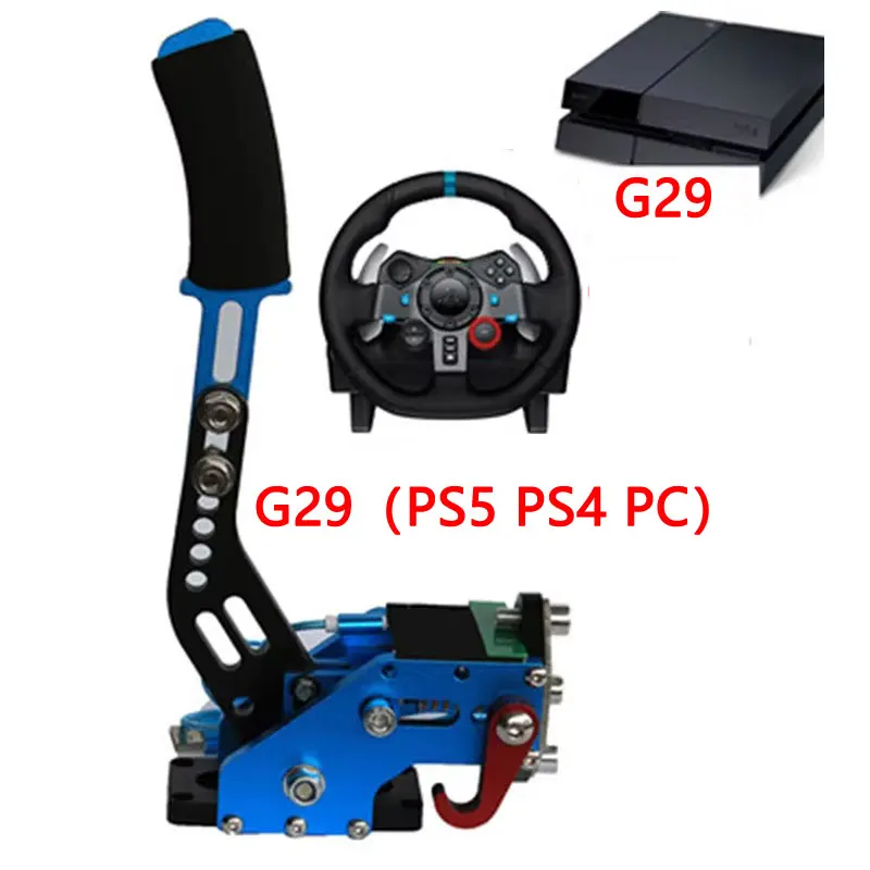 Handbrake For Logitech G29 Steering Wheel To Play PS5 PS4 PC Console Racing Game Simracing Adapter MOD