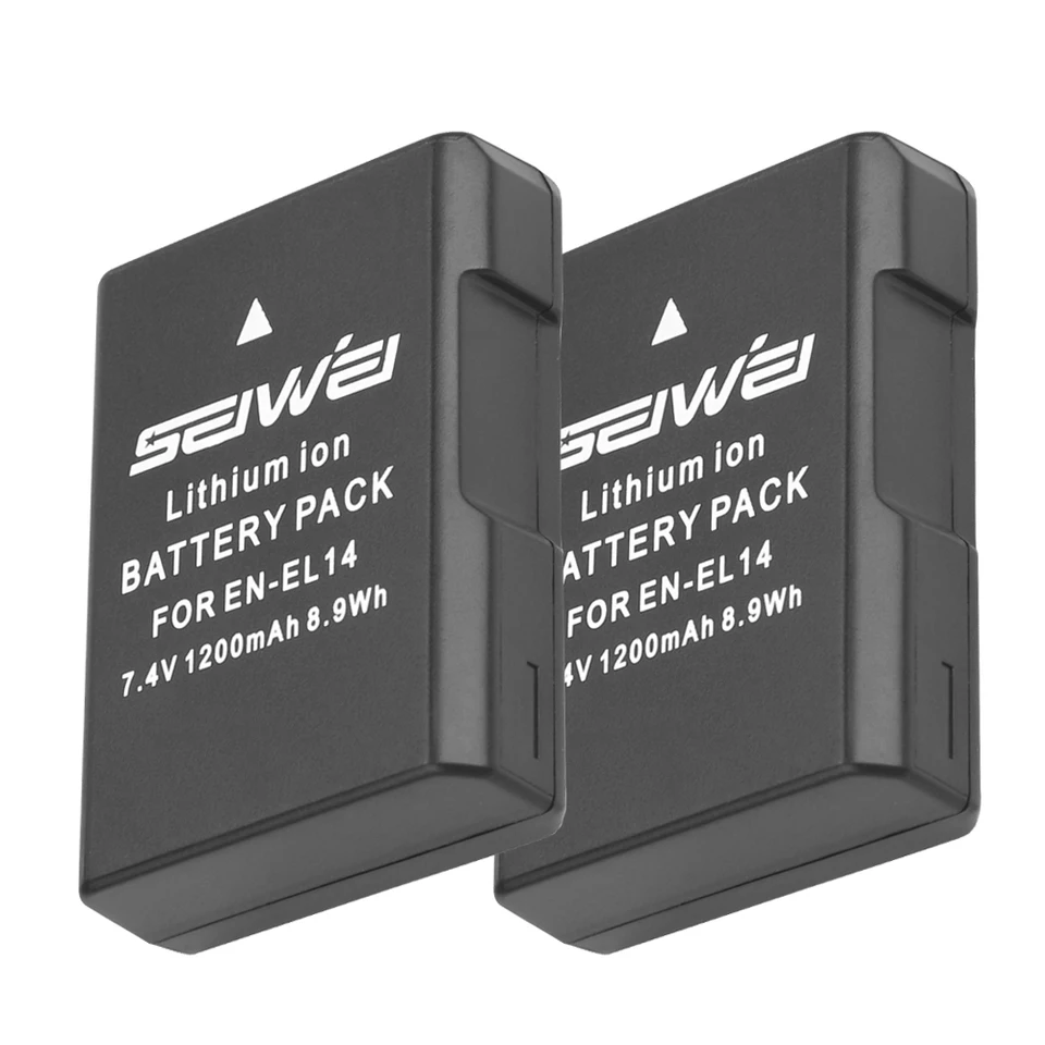Camulti EN-EL14 - Batería De 7,4 V 2050 MAh Para Cámara Nikon D3100