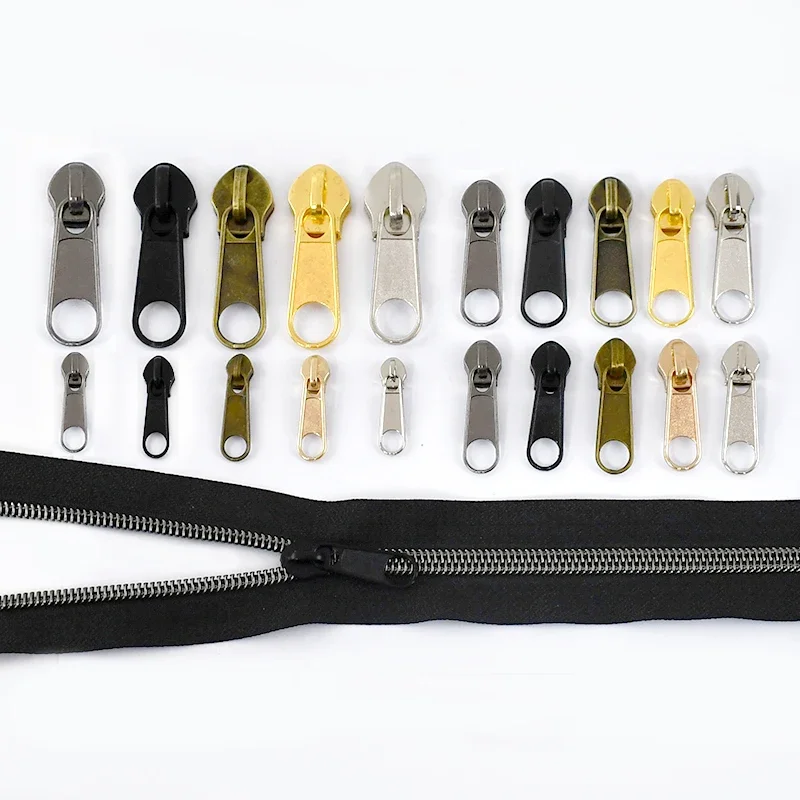 100pcs Zipper Puller Clothing Pants Zipper Slider Replacement Accessories