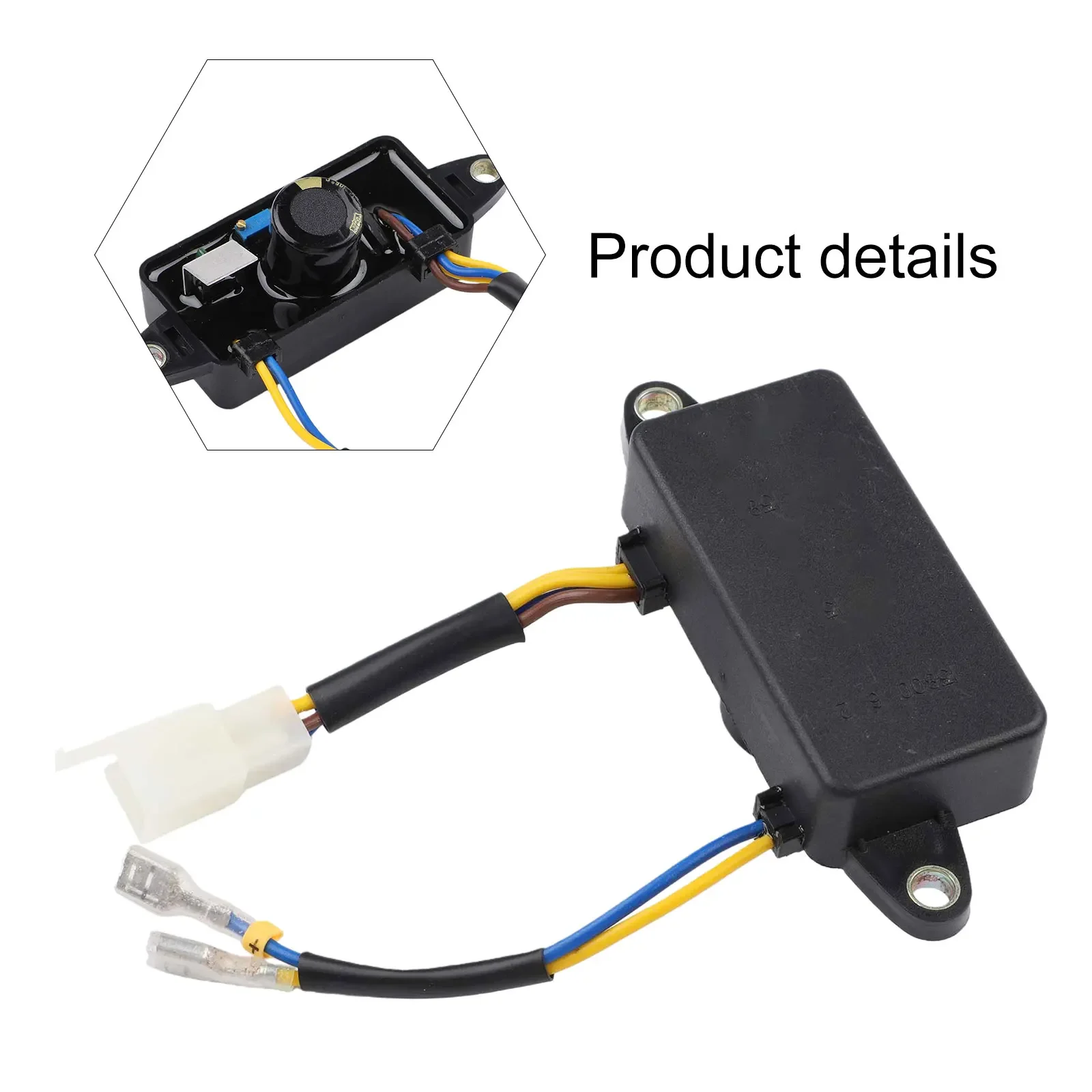 단상 발전기용 AVR 전압 조정기 3KW, 연속 전압 안정화 기능이 있는 2KW45KW 적용 가능