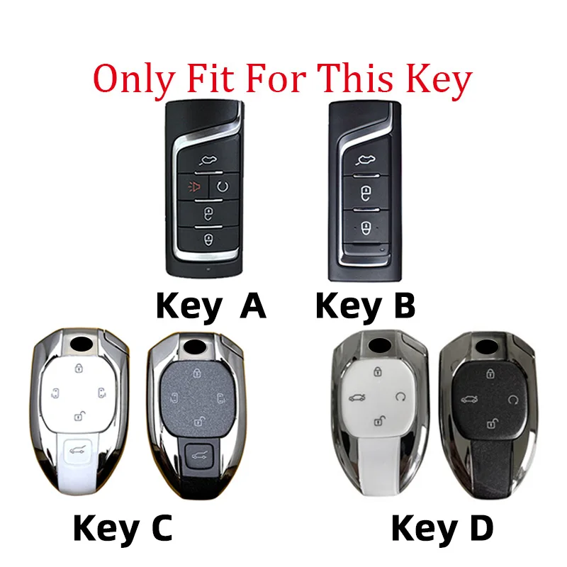 Car Remote Key Case Cover For GAC Trumpchi GS7 GS8 GM8 GS5 GA6 GM6 Key Protect Holder Fob Keychain Accessories Car-Styling