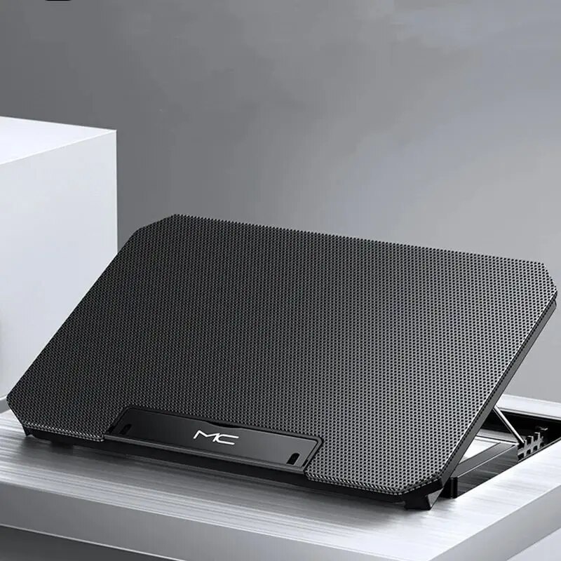  Large Gaming Laptop Cooler For 13 to 16 Inch Notebook Two USB Port Laptop Cooling Pads Wind Speed/Height Adjustable Laptop Stand 