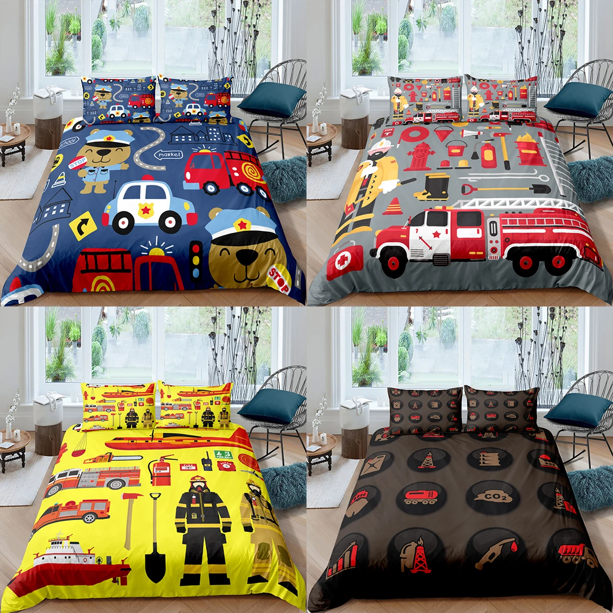Fire Truck Bedding vlr.eng.br