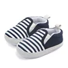 New Striped Baby Shoes Classic Shallow Cut Canvas Shoes for Boy Girl  Soft Sole Non-Slip Infant Booties Kids First Walkers 3