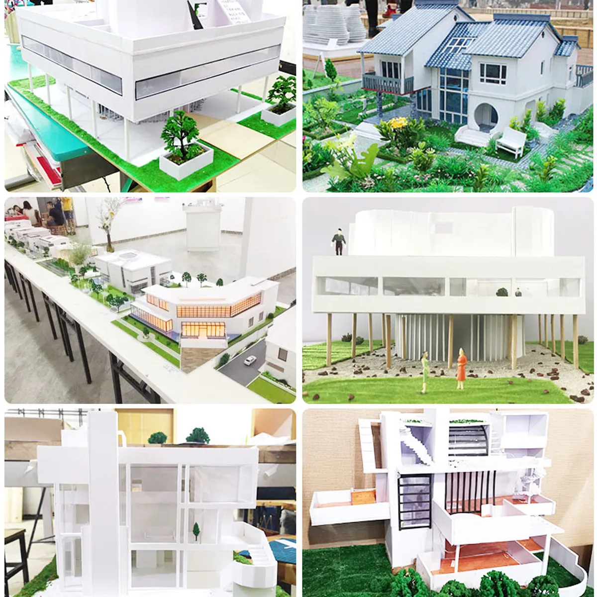 마이크로 풍경 DIY 레이아웃 장식을위한 10Pcs PVC 폼 보드 시트 모래 ..
