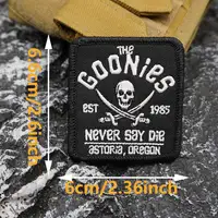 The Goonies Never Say Die Embroidered Patch – Merrow Border Sew-On Applique for Jackets, Backpacks & Clothing Accessories - Image 2