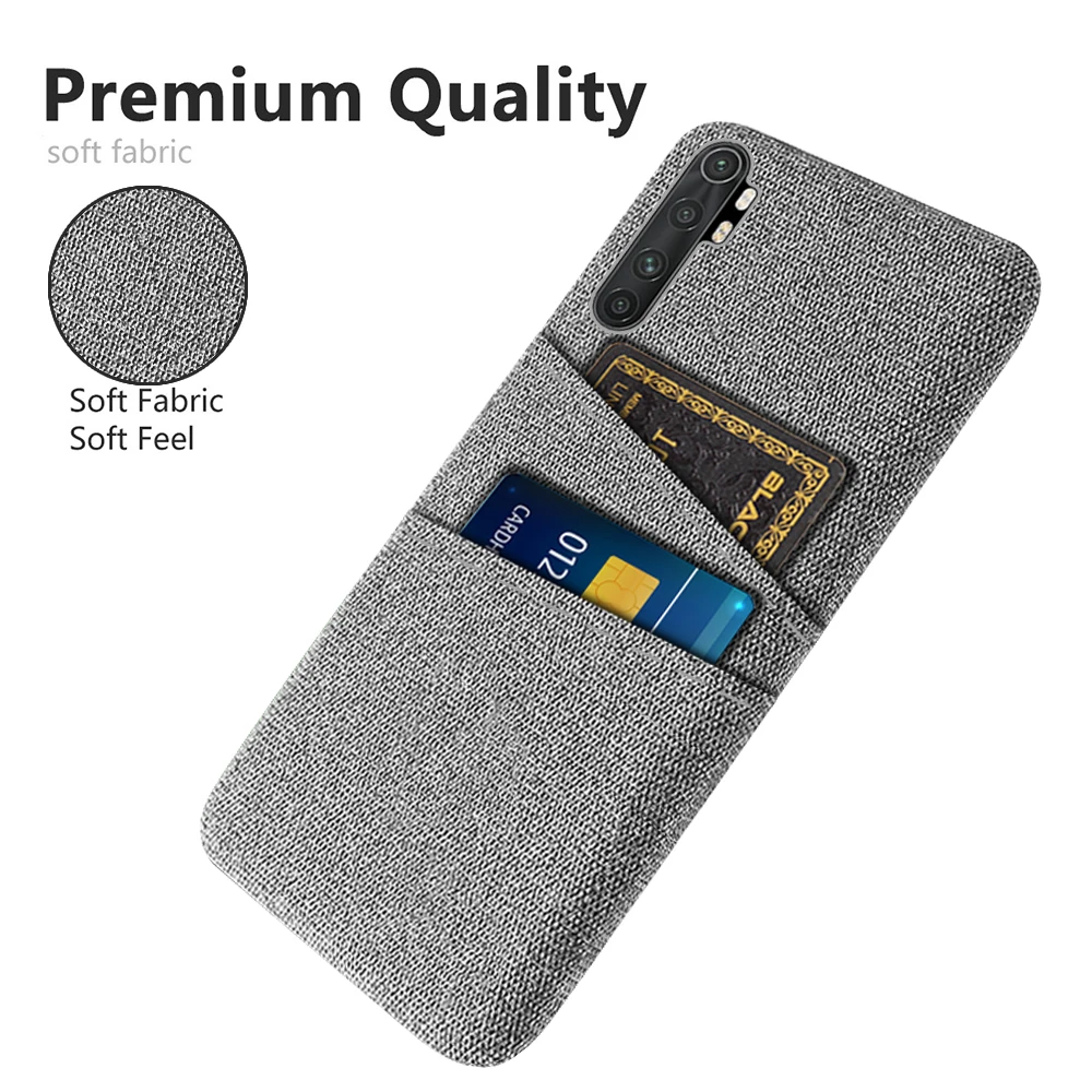 Per Mi Note10 Lite Funda Per Xiaomi Mi Note 10 Lite Cover Xiomi Mi Note 10 Lite Pro Cover Per Telefono Dual Card In Tessuto Di Lusso