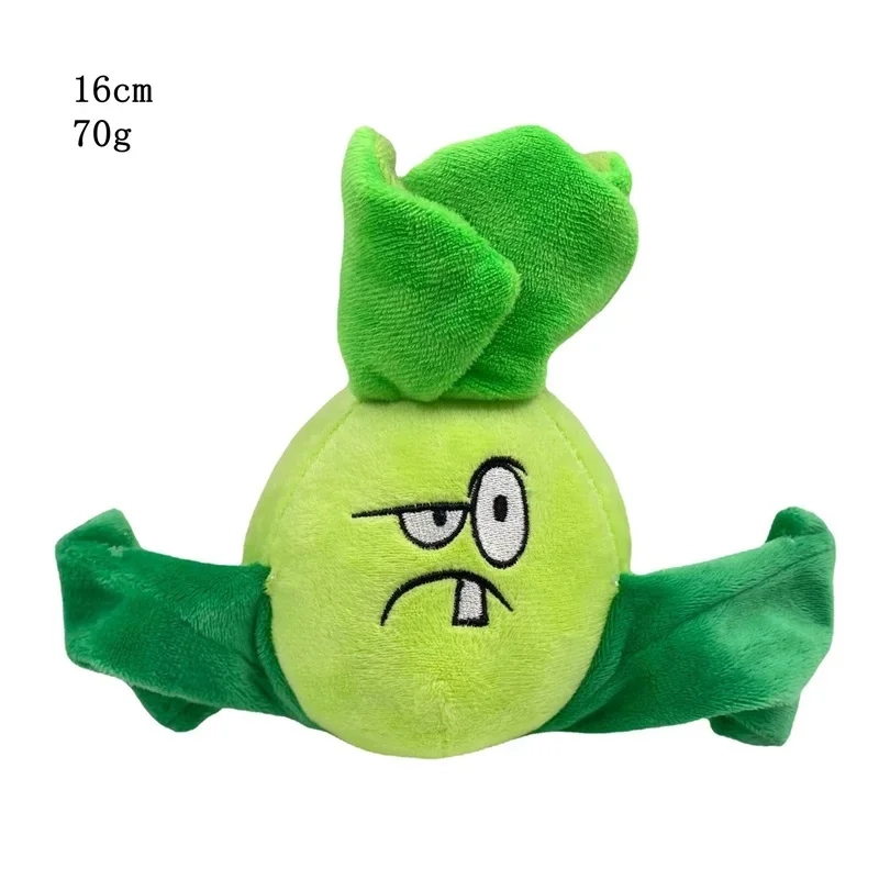 Cute Plush Peashooter Toy – Soft and Stuffed Snow Pea Doll
