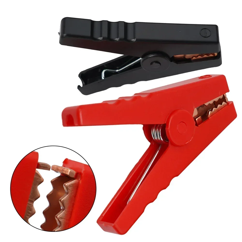 Electrical Crocodile 1PC 90mm 100A For Alligator Car Battery Insulated Clips Clamps Connector Electric Tools Accessories