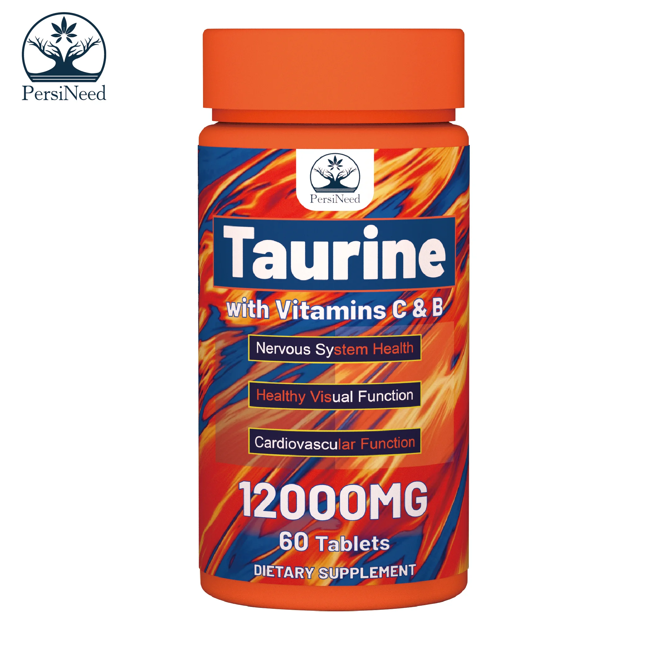 Taurine Capsules Comprehensive Amino Acid Supplement for Eye Health, Brain Function, and Muscle Support