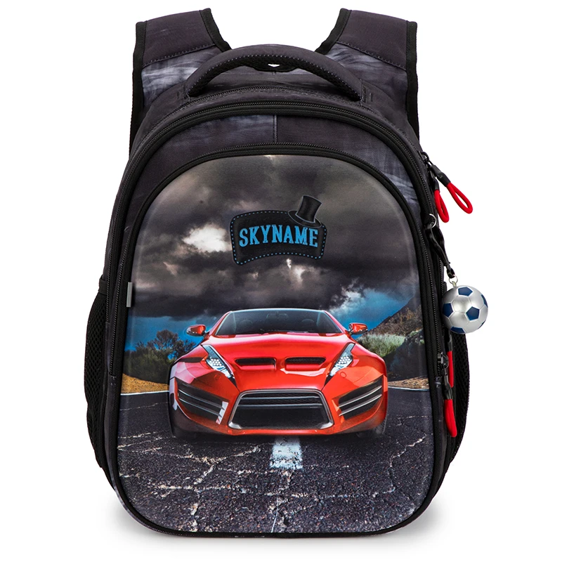 Orthopedic Backpacks For Boys Primary School 1-3 Grade Students Cartoon Car Children Waterproof Bookbag Kids Satchels mochilas 2